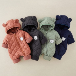 Winter thickened baby onesies