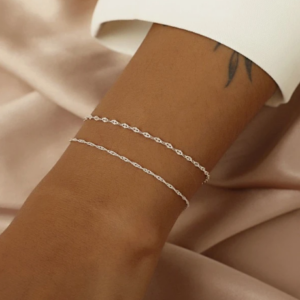2 pcs Minimalist Chain Bracelet