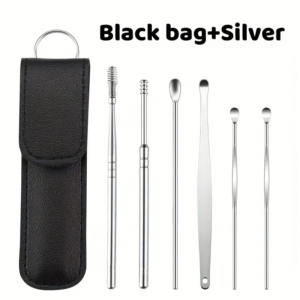 6 PCS Stainless Steel Ear Pick and Earwax Removal kit