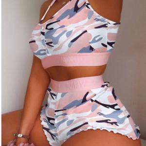 Bikini Split Suspender Set