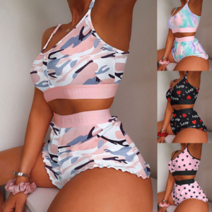 2 PCS Bikini Split Suspender