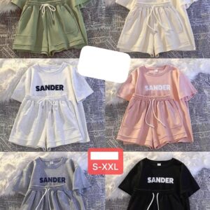 Ladies Casual Solid 2pcs set