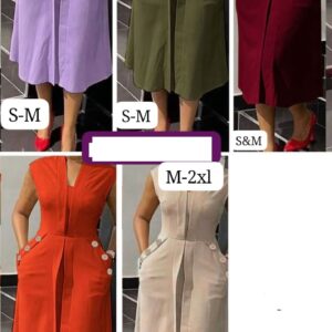 Ladies Knotted Front Dress