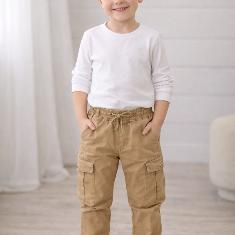 Kids’ Casual Cargo Jogger Pants