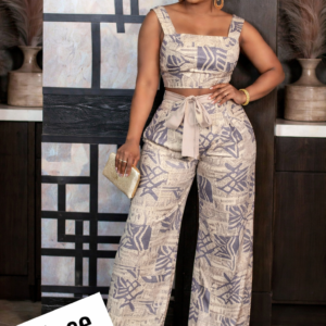 Urban Luxe Geo Print 2-Piece Set