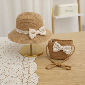 Little Sunshine Straw Hat & Mini Bag Set